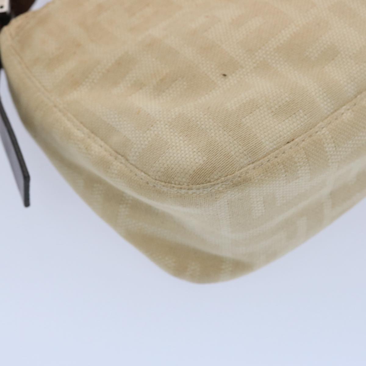FENDI Zucca Canvas Mamma Baguette Shoulder Bag Beige ep2732