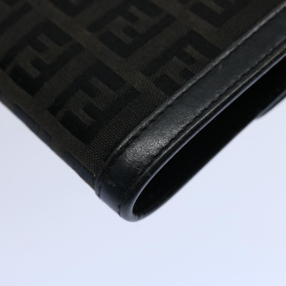 FENDI Zucchino Canvas Wallet Black ep2773