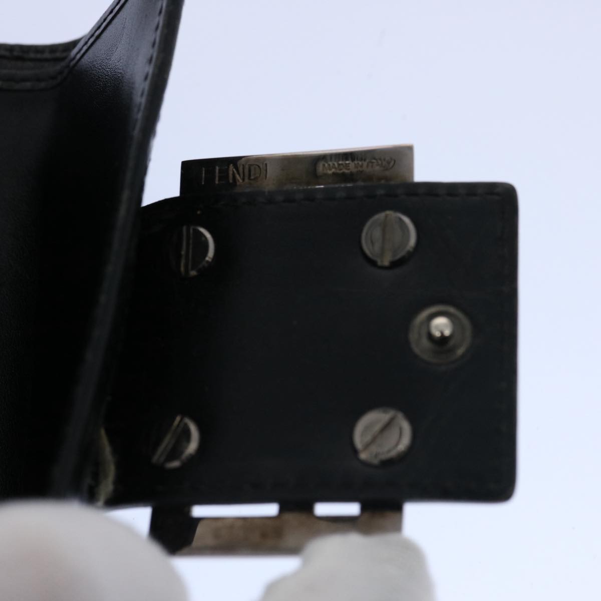 FENDI Zucchino Canvas Wallet Black ep2773