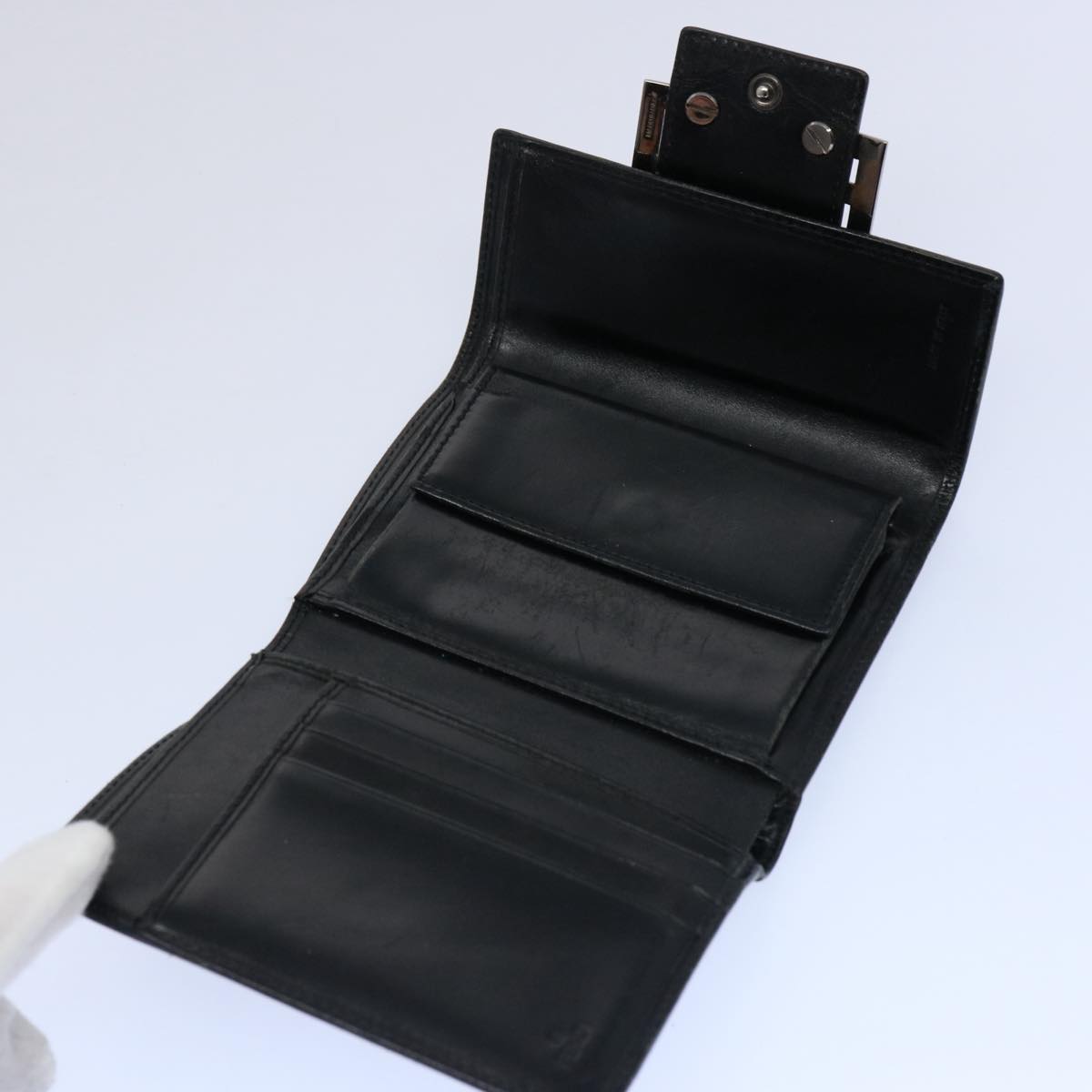 FENDI Zucchino Canvas Wallet Black ep2773