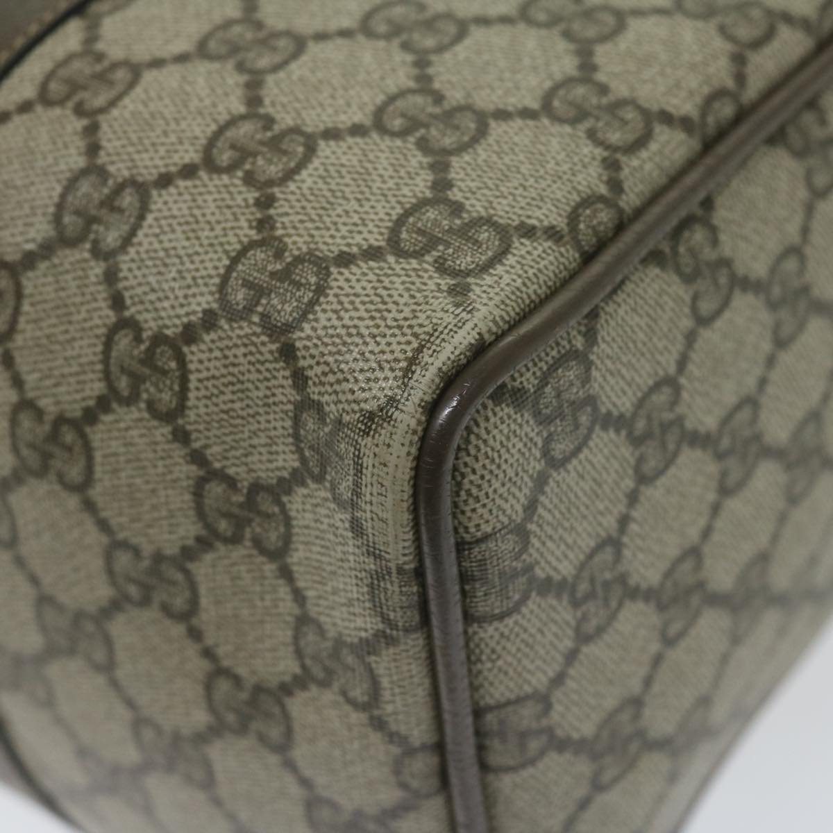 GUCCI GG Supreme Web Sherry Line Boston Bag Beige Red 69 02 007 ep2784