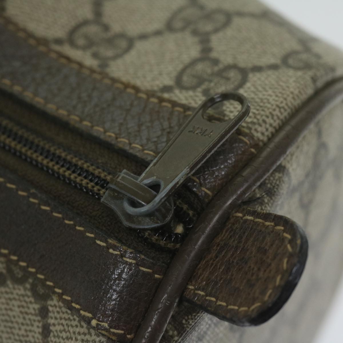 GUCCI GG Supreme Web Sherry Line Boston Bag Beige Red 69 02 007 ep2784