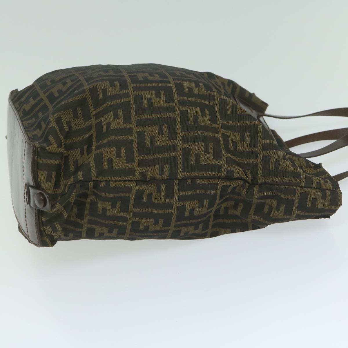 FENDI Zucca Canvas Tote Bag Black Brown ep2809