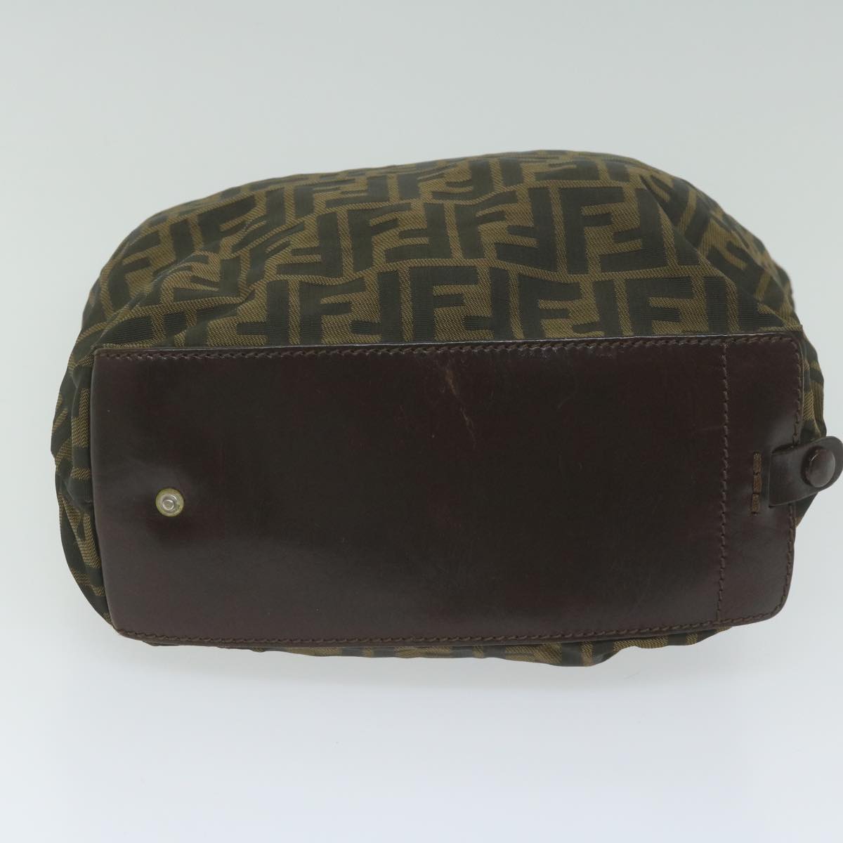 FENDI Zucca Canvas Tote Bag Black Brown ep2809