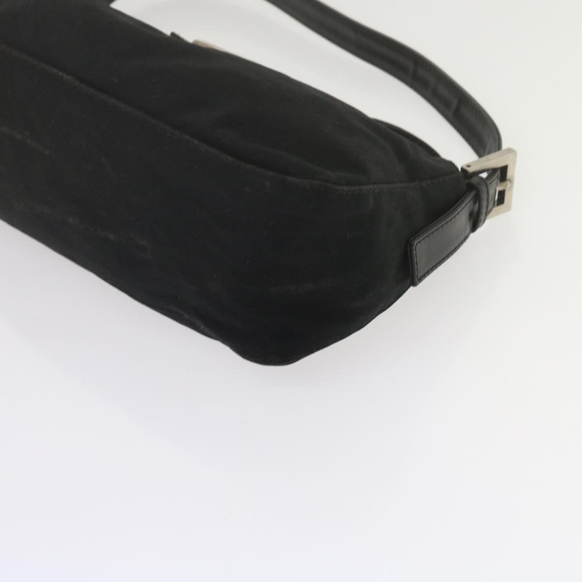FENDI Mamma Baguette Shoulder Bag Nylon Black 2348 26725 018 ep2835