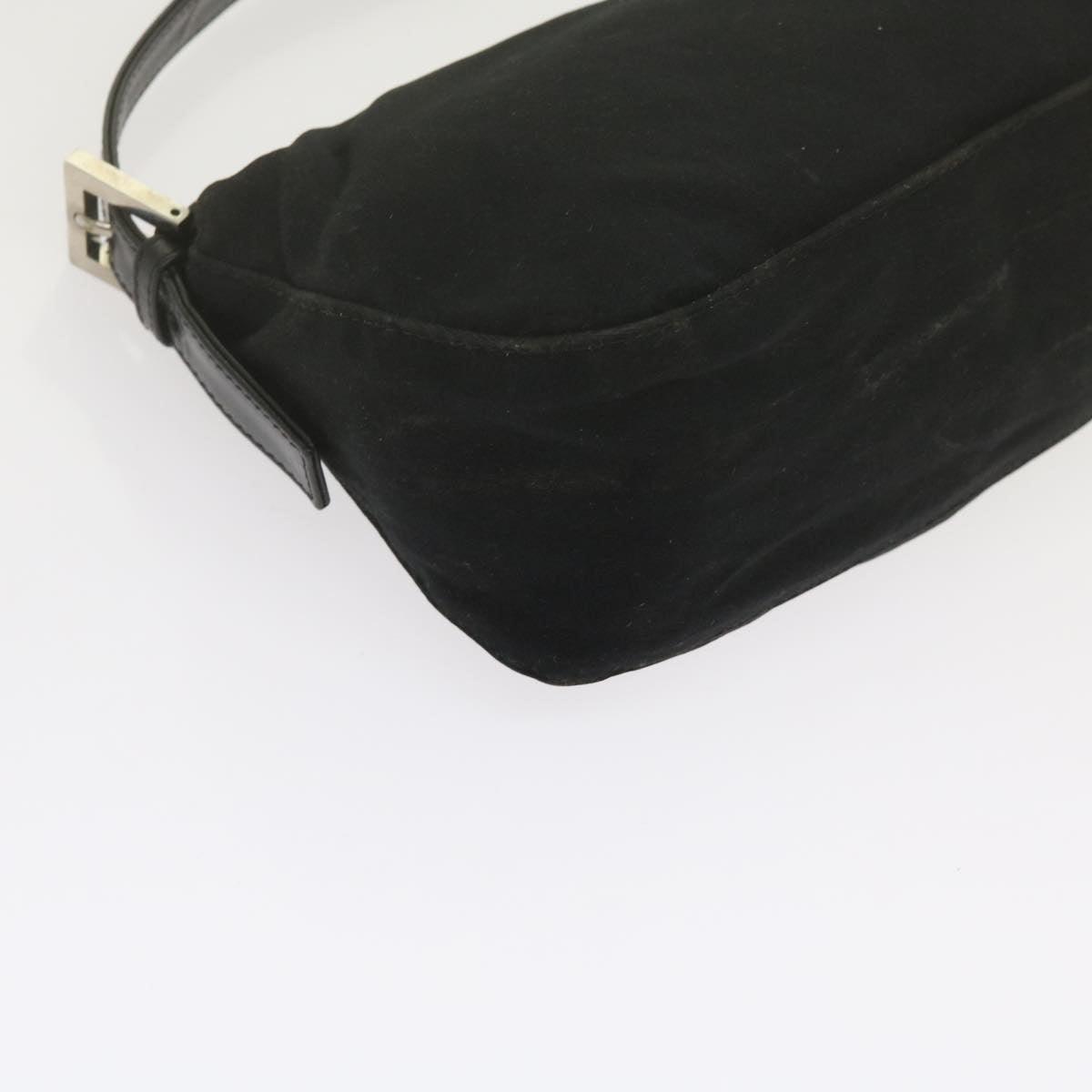 FENDI Mamma Baguette Shoulder Bag Nylon Black 2348 26725 018 ep2835