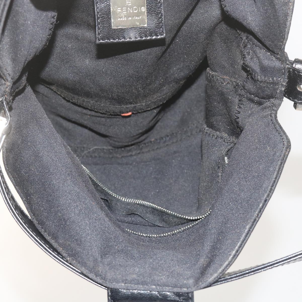 FENDI Mamma Baguette Shoulder Bag Nylon Black 2348 26725 018 ep2835