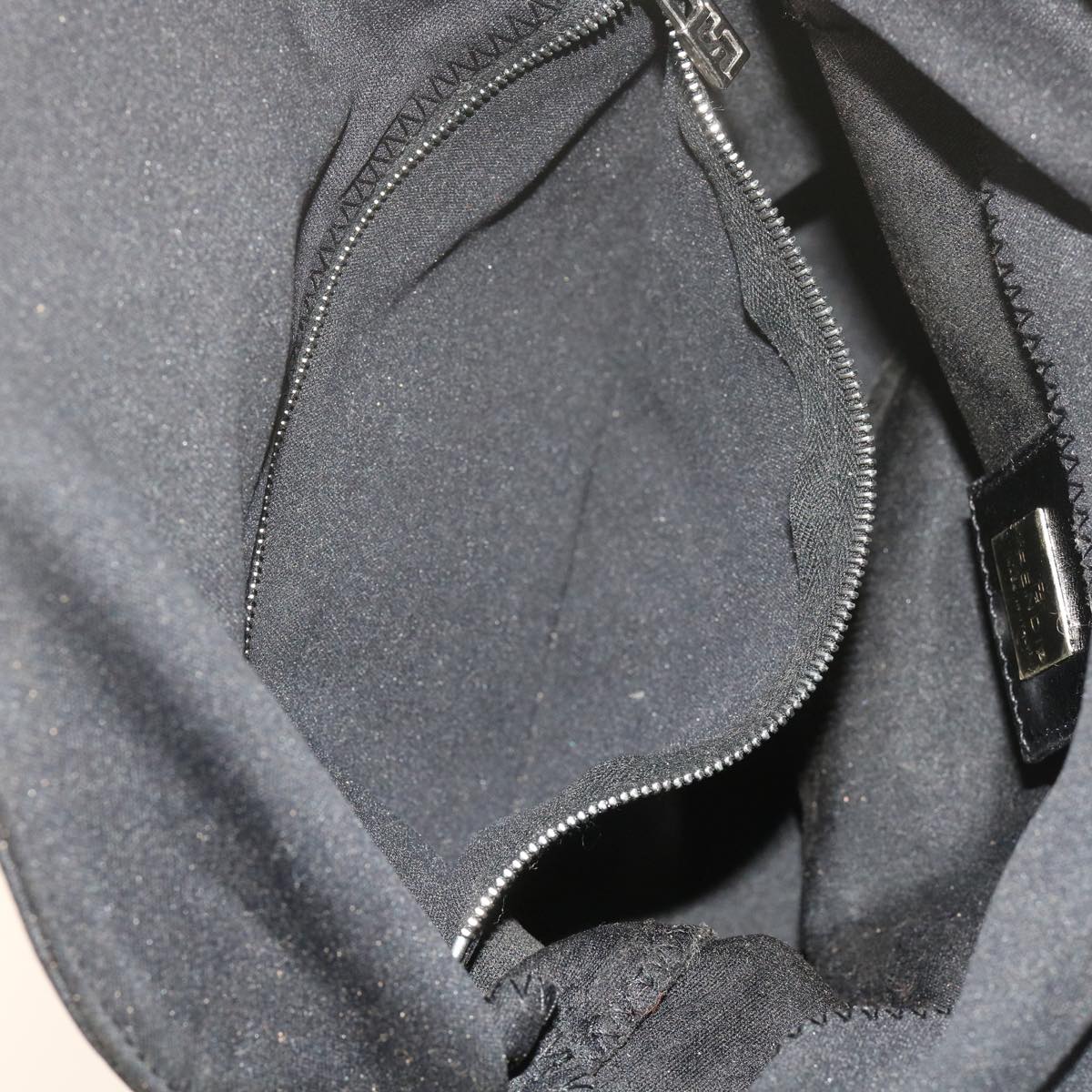 FENDI Mamma Baguette Shoulder Bag Nylon Black 2348 26725 018 ep2835