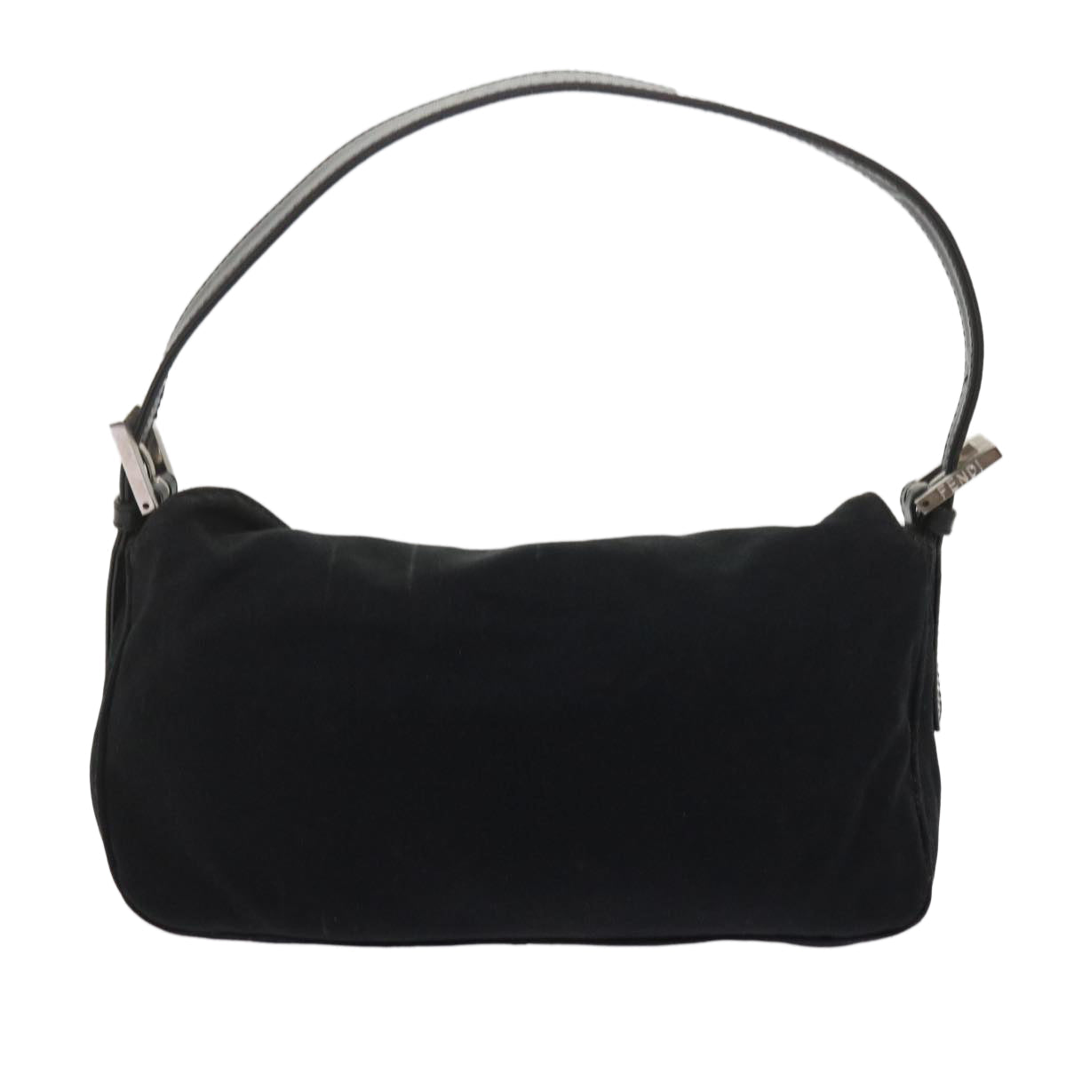 FENDI Mamma Baguette Shoulder Bag Nylon Black 2348 26725 018 ep2835