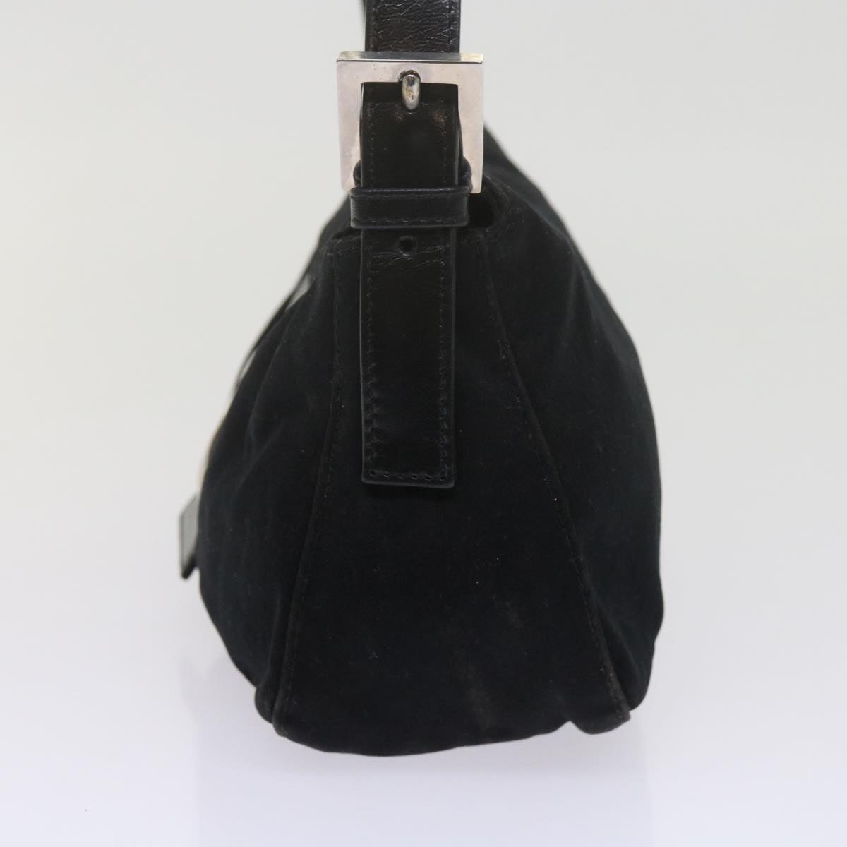 FENDI Mamma Baguette Shoulder Bag Nylon Black 2348 26725 018 ep2835