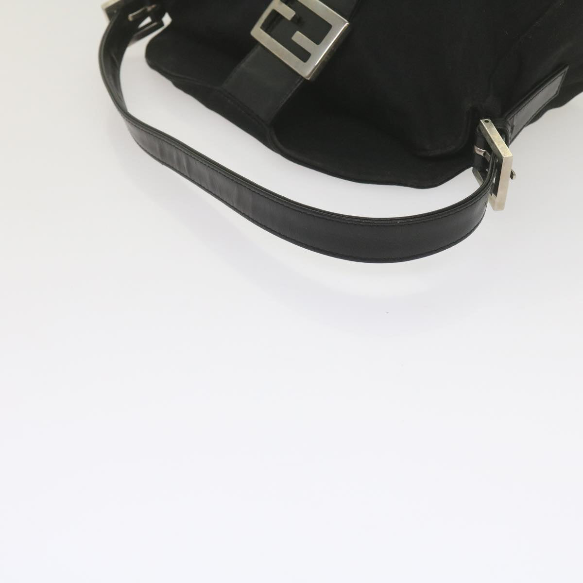 FENDI Mamma Baguette Shoulder Bag Nylon Black 2348 26725 018 ep2835