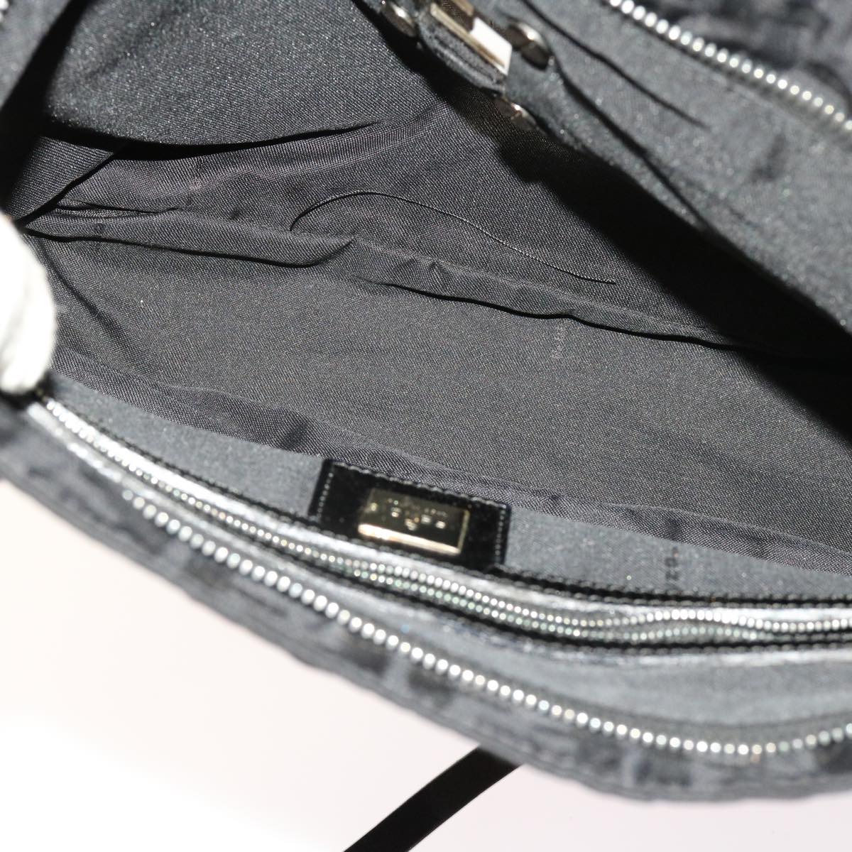 FENDI Zucca Canvas Tote Bag Black ep2841