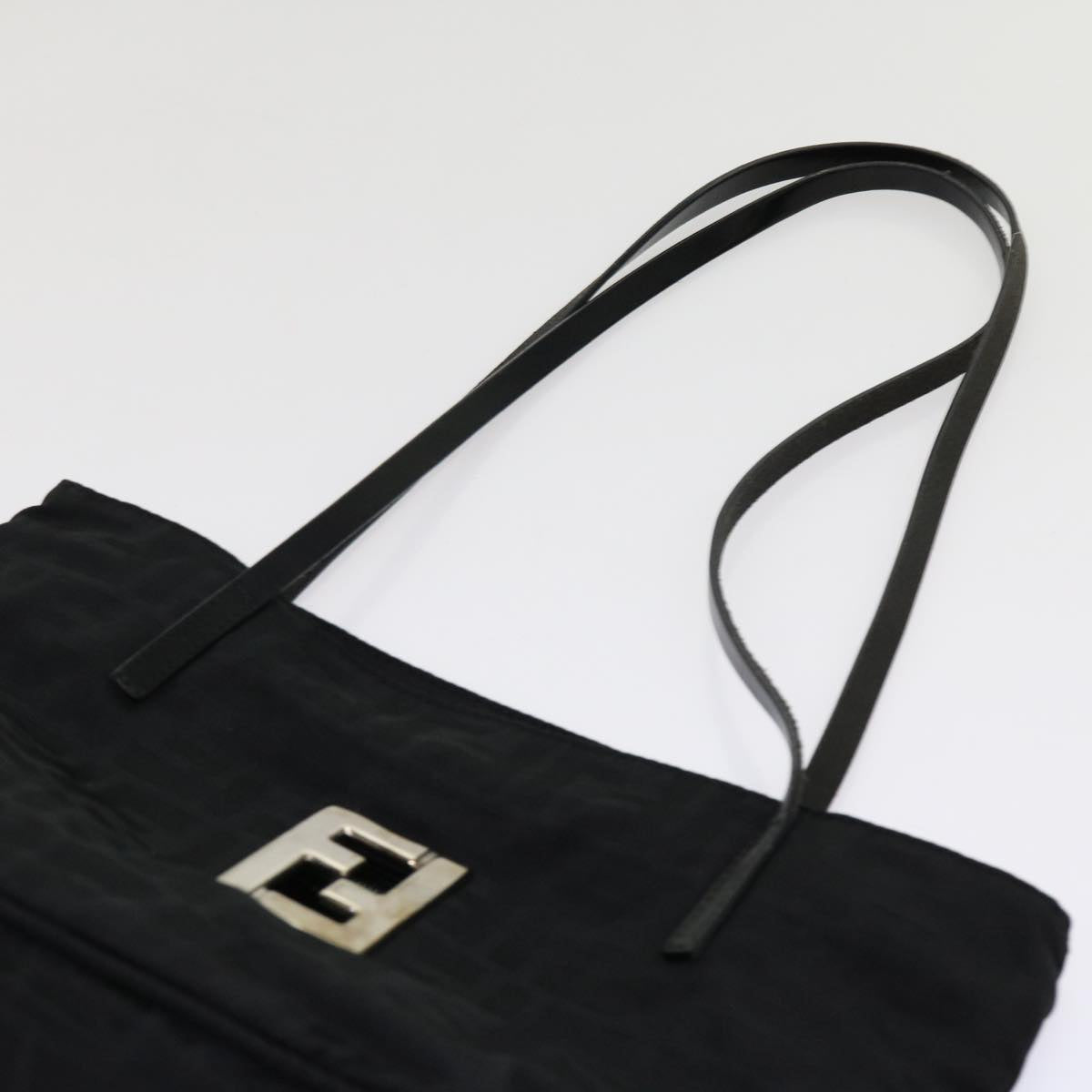 FENDI Zucca Canvas Tote Bag Black ep2841
