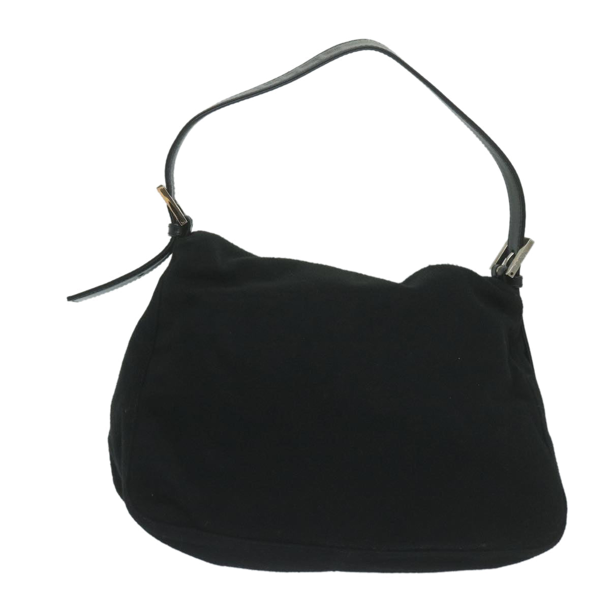 FENDI Mamma Baguette Shoulder Bag Felt Black 2348 26325 099 ep2866