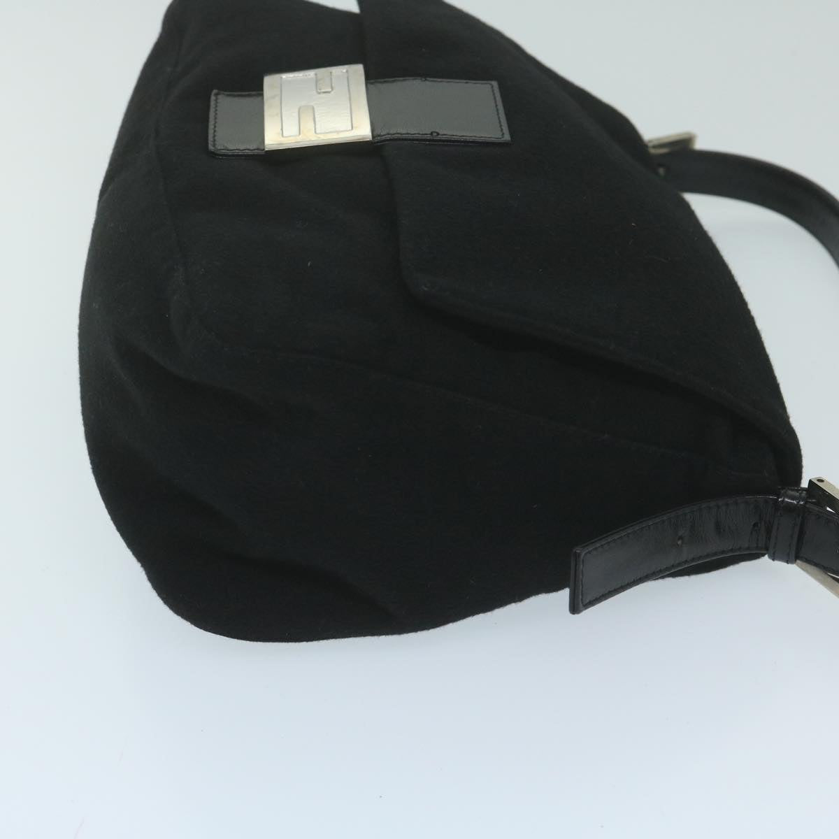 FENDI Mamma Baguette Shoulder Bag Felt Black 2348 26325 099 ep2866