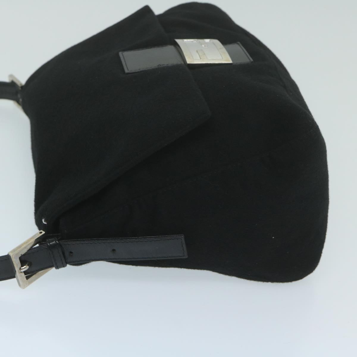 FENDI Mamma Baguette Shoulder Bag Felt Black 2348 26325 099 ep2866
