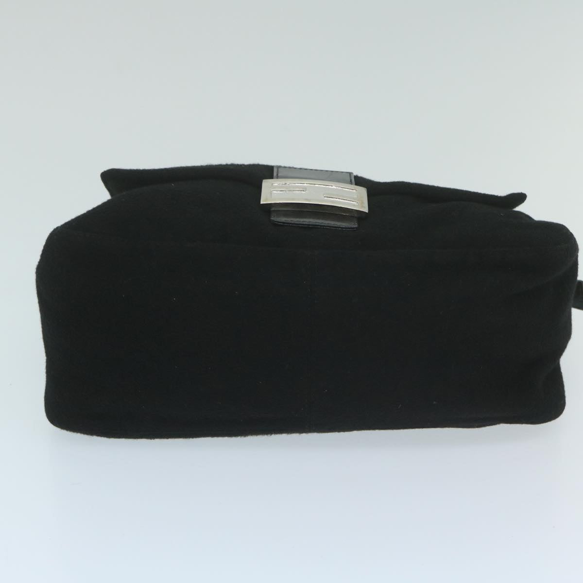 FENDI Mamma Baguette Shoulder Bag Felt Black 2348 26325 099 ep2866