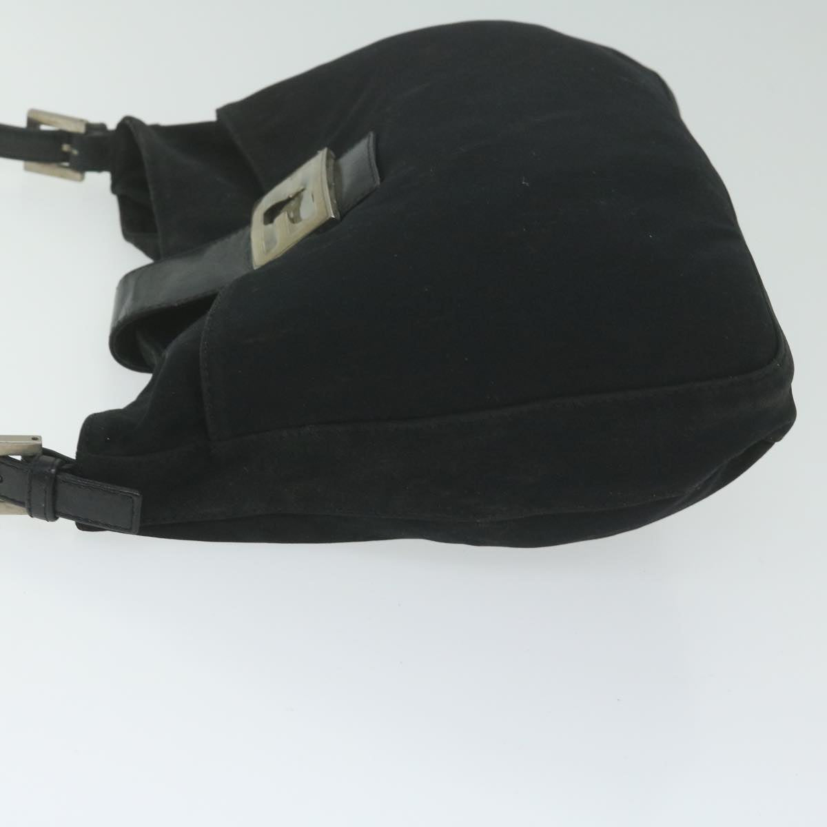 FENDI Mamma Baguette Shoulder Bag Nylon Black 2305 26727 009 ep2869