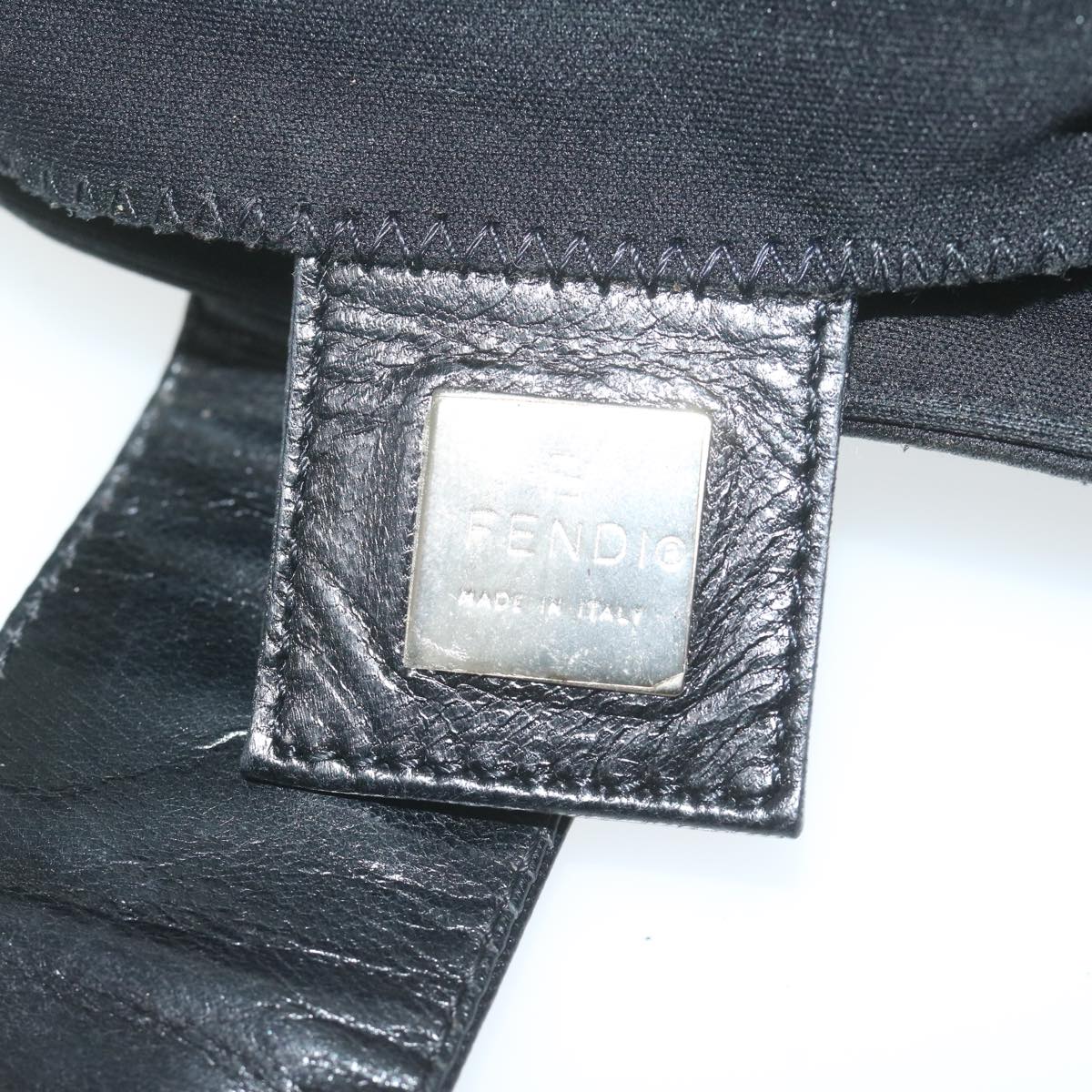 FENDI Mamma Baguette Shoulder Bag Nylon Black 2305 26727 009 ep2869