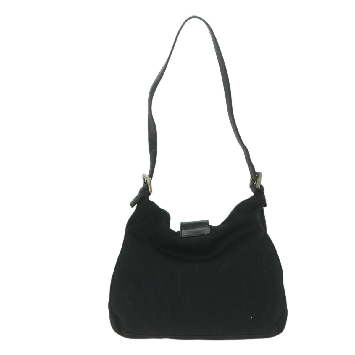 FENDI Mamma Baguette Shoulder Bag Nylon Black 2305 26727 009 ep2869