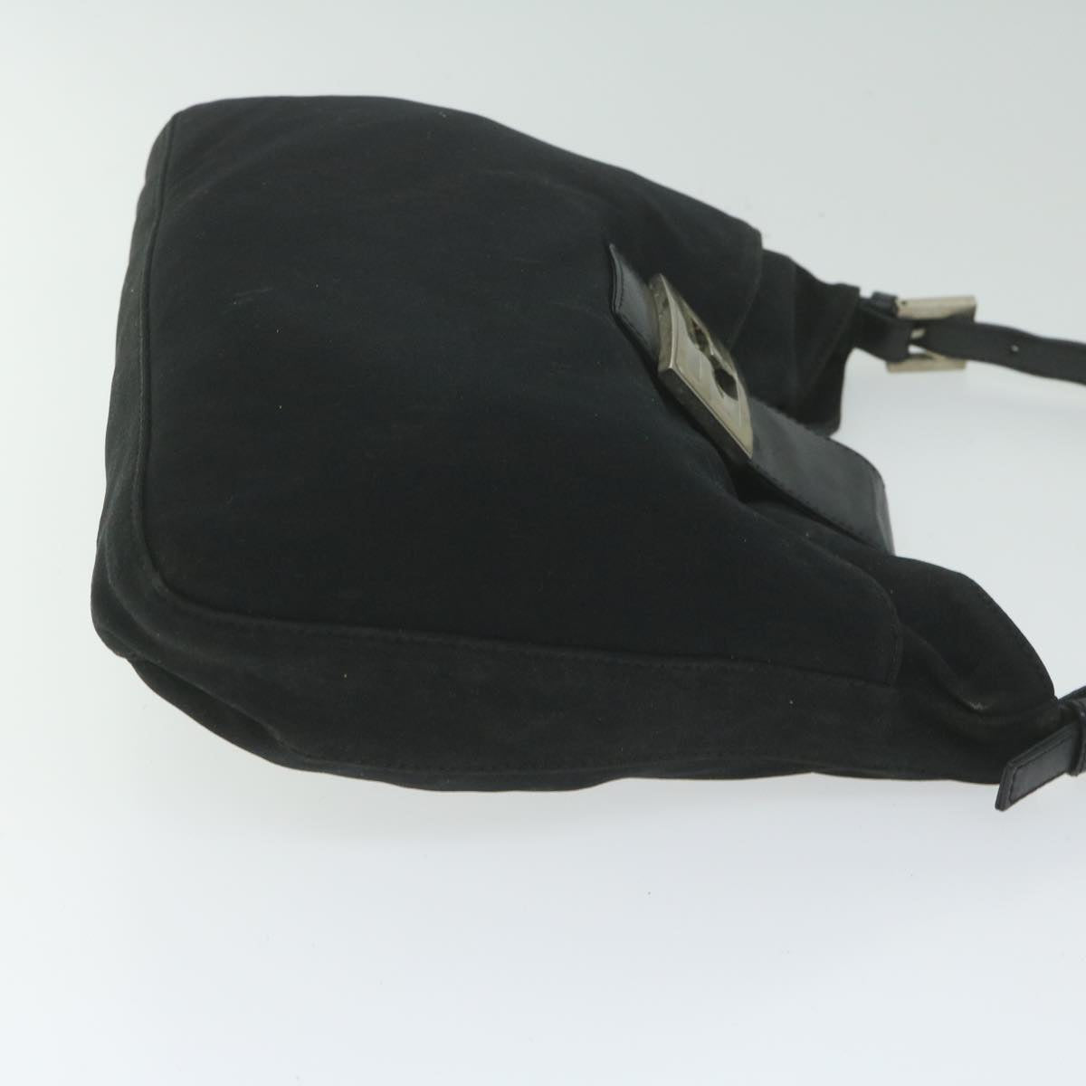 FENDI Mamma Baguette Shoulder Bag Nylon Black 2305 26727 009 ep2869
