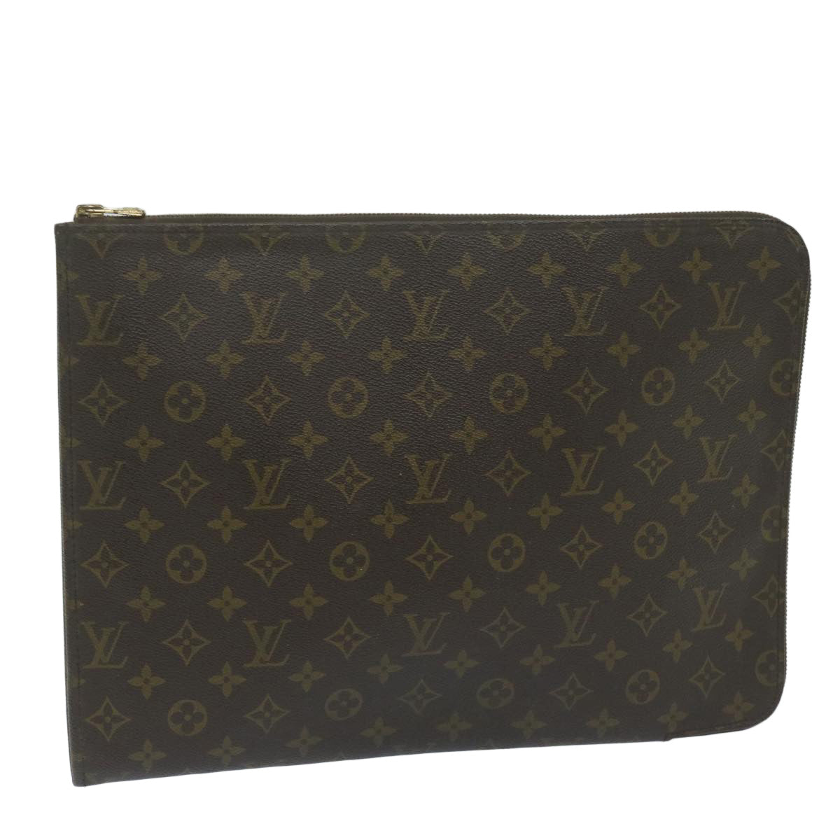 LOUIS VUITTON Monogram Poche Document Briefcase M53400 LV ep2876