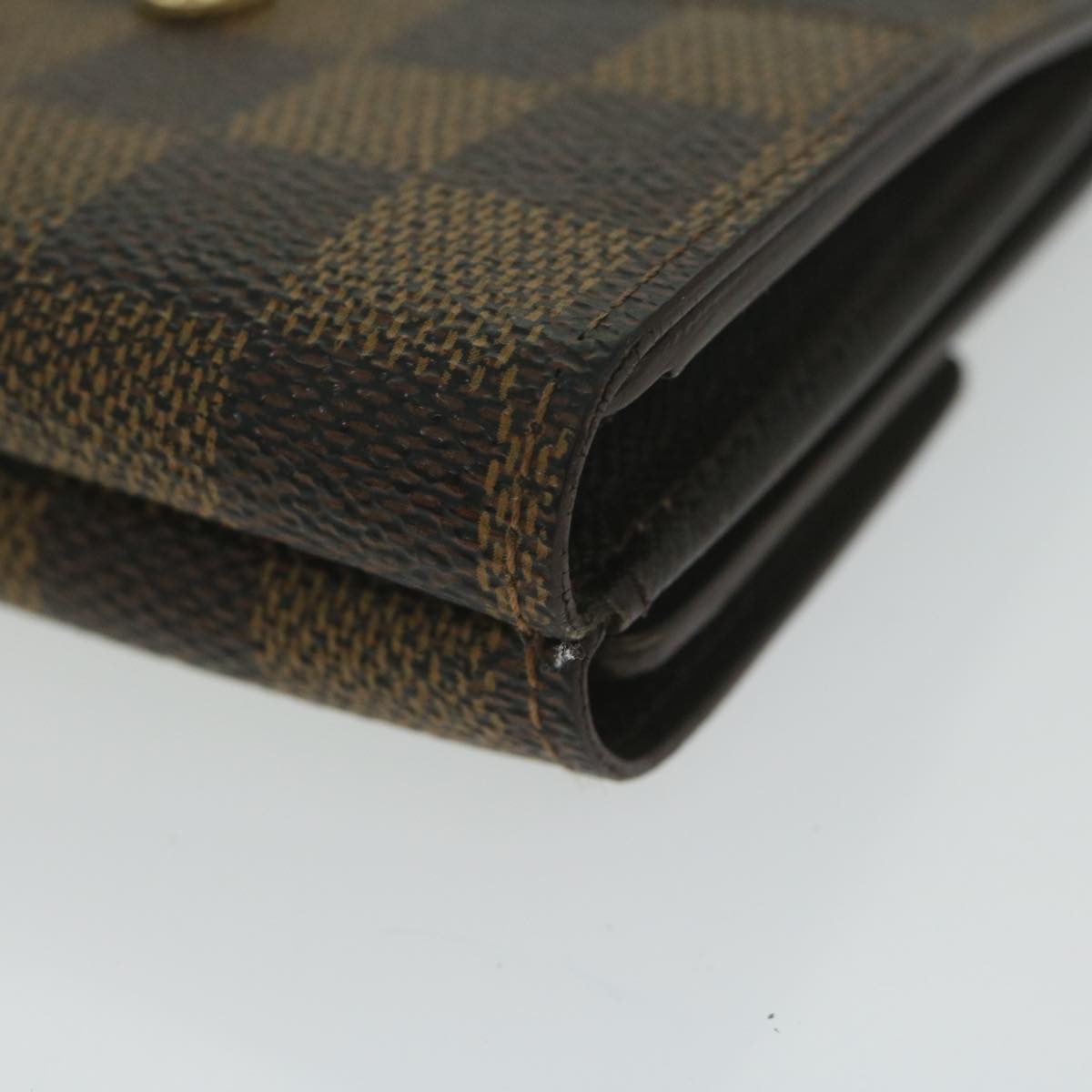 LOUIS VUITTON Damier Ebene Portefeuille Elise Wallet N61654 LV ep2917