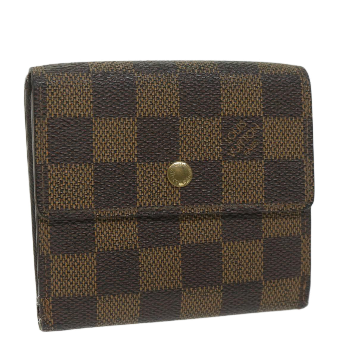 LOUIS VUITTON Damier Ebene Portefeuille Elise Wallet N61654 LV ep2917