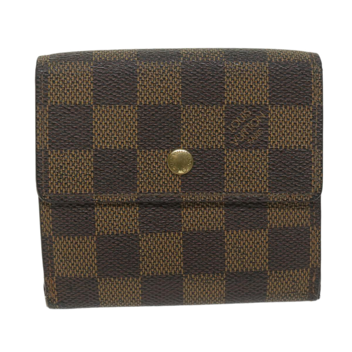 LOUIS VUITTON Damier Ebene Portefeuille Elise Wallet N61654 LV ep2917