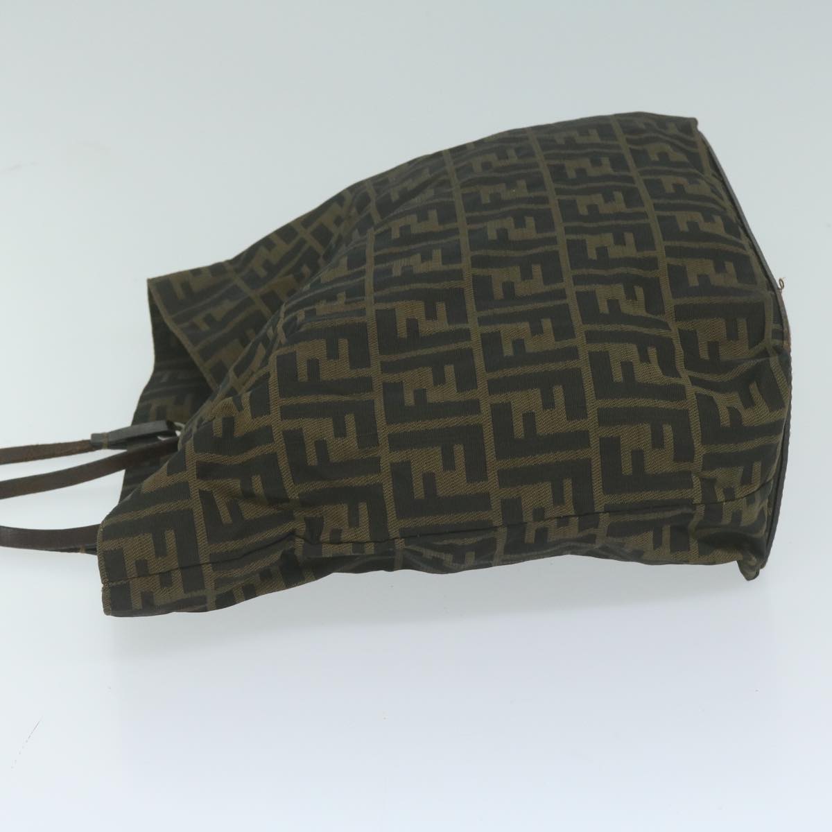 FENDI Zucca Canvas Tote Bag Black Brown ep3003