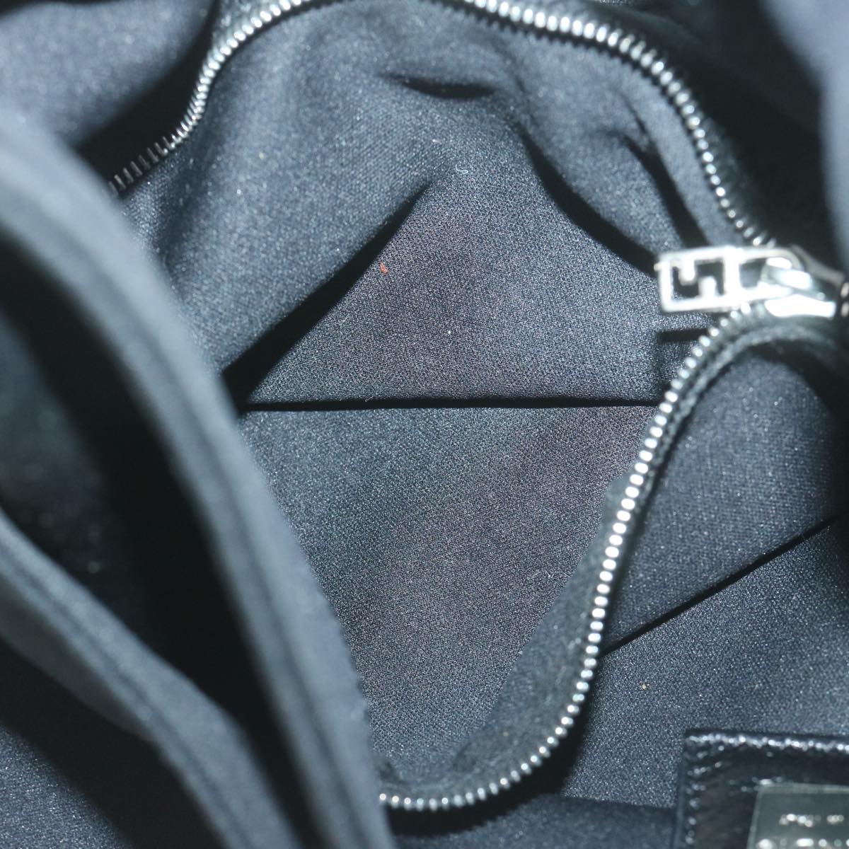 FENDI Mamma Baguette Shoulder Bag Nylon Black ep3008