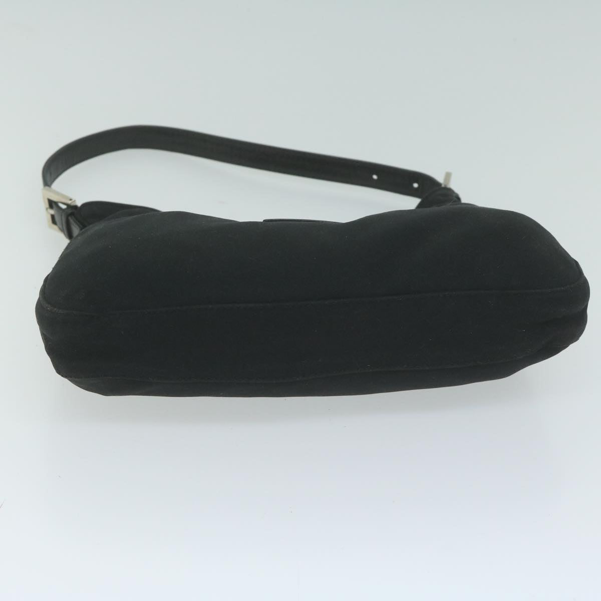 FENDI Mamma Baguette Shoulder Bag Nylon Black ep3008