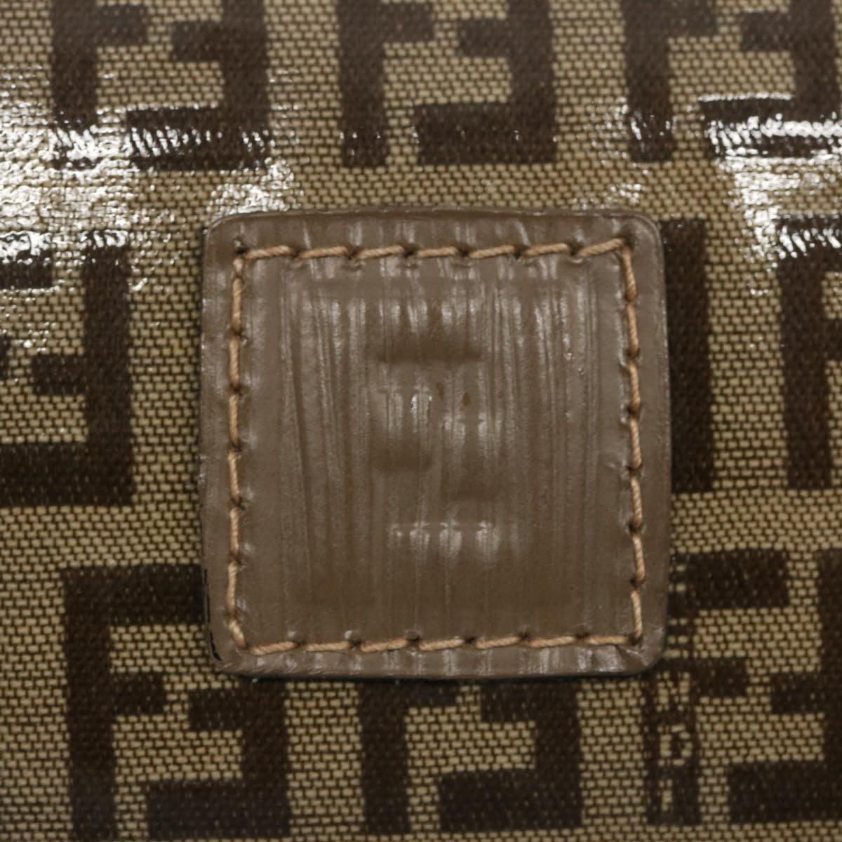 FENDI Zucchino Canvas Pouch Brown ep3045