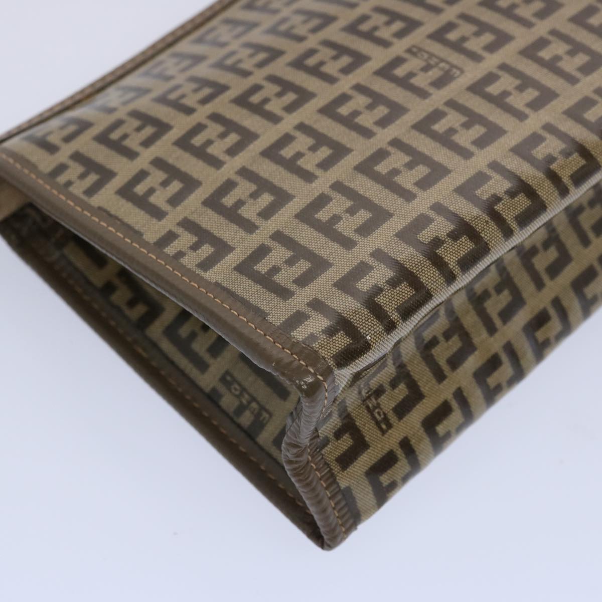 FENDI Zucchino Canvas Pouch Brown ep3045
