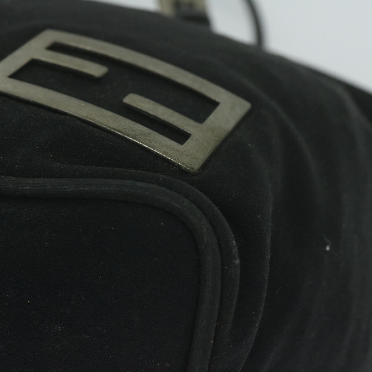 FENDI Hand Bag Nylon Black ep3047
