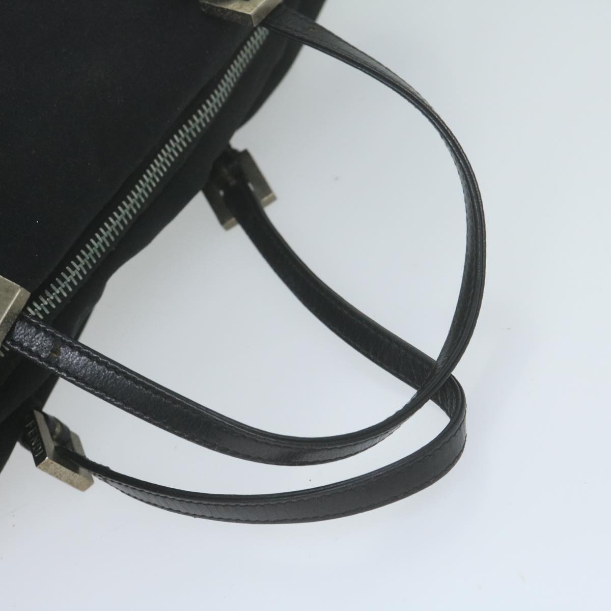 FENDI Hand Bag Nylon Black ep3047