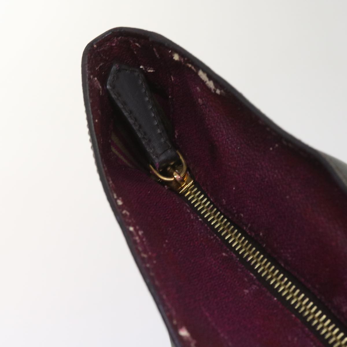 FENDI Zucca Canvas Tote Bag Black Brown ep3087