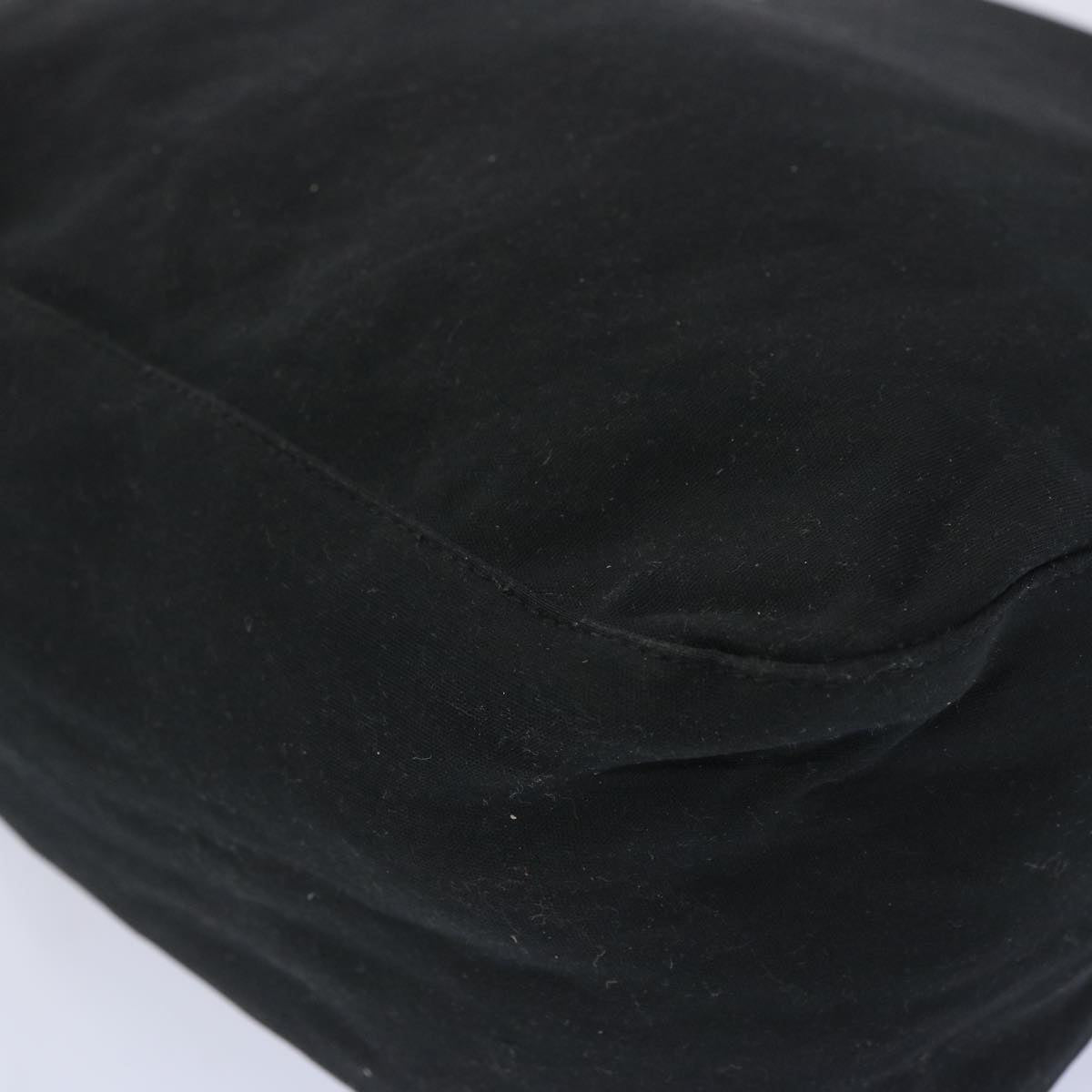 FENDI Mamma Baguette Shoulder Bag Nylon Black ep3241
