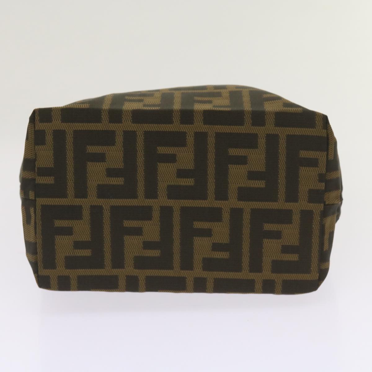 FENDI Zucca Canvas Hand Bag Black Brown ep3284