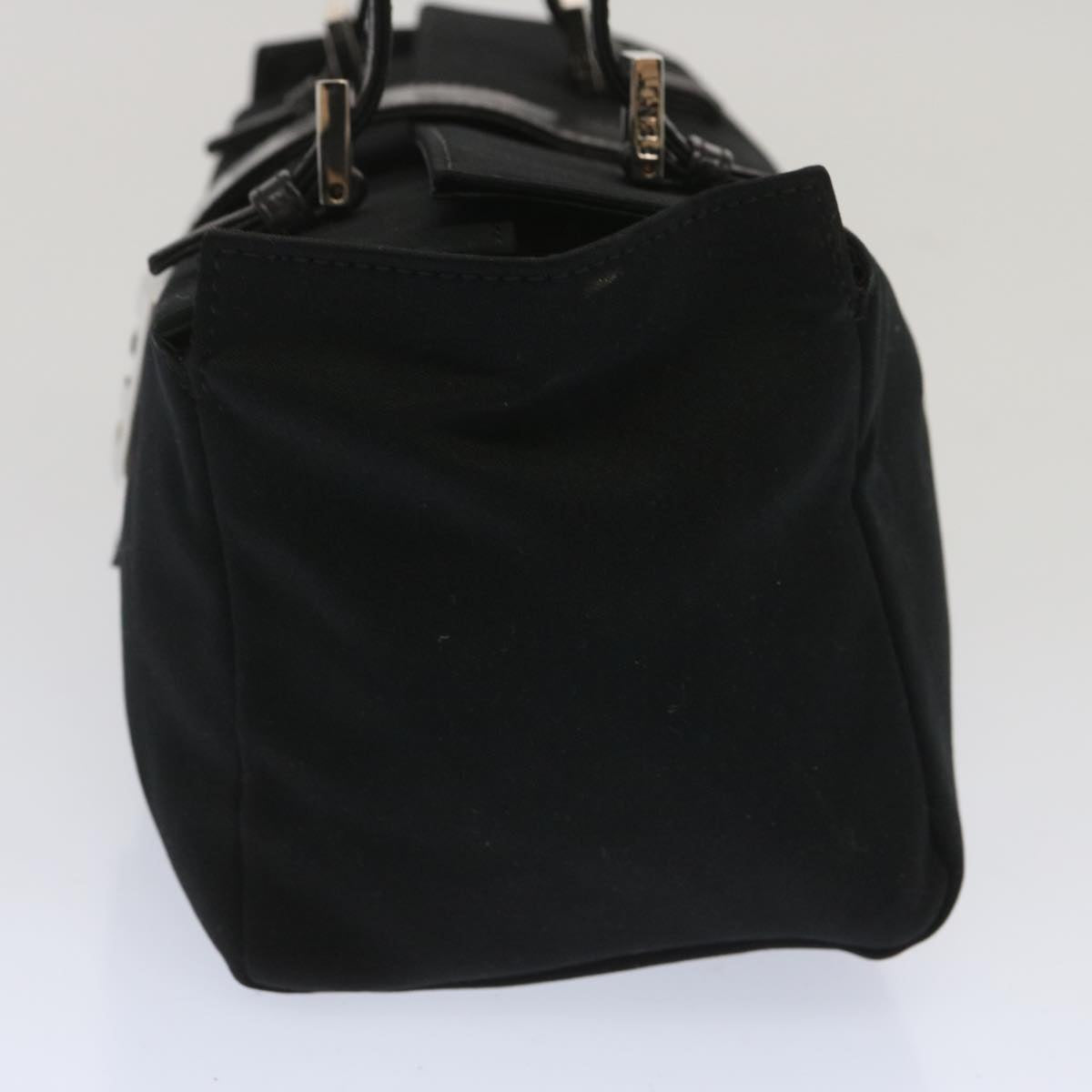 FENDI Mamma Baguette Shoulder Bag Nylon Black ep3486