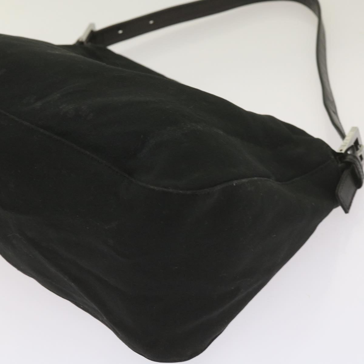 FENDI Mamma Baguette Shoulder Bag Nylon Black 2321 26325 079 ep3515