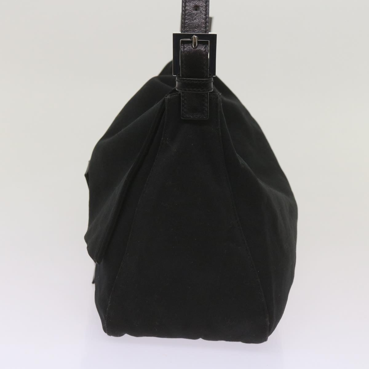 FENDI Mamma Baguette Shoulder Bag Nylon Black 2321 26325 079 ep3515