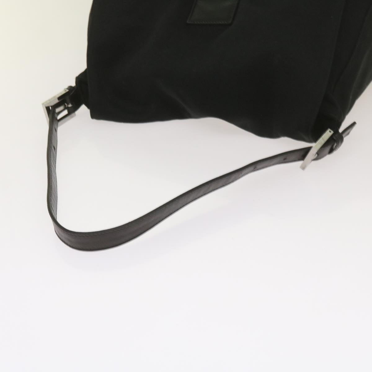 FENDI Mamma Baguette Shoulder Bag Nylon Black 2321 26325 079 ep3515