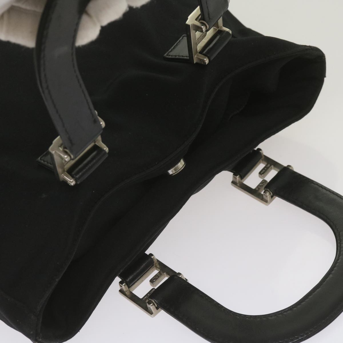 FENDI Hand Bag Nylon Black 2321 26329 009 ep3578