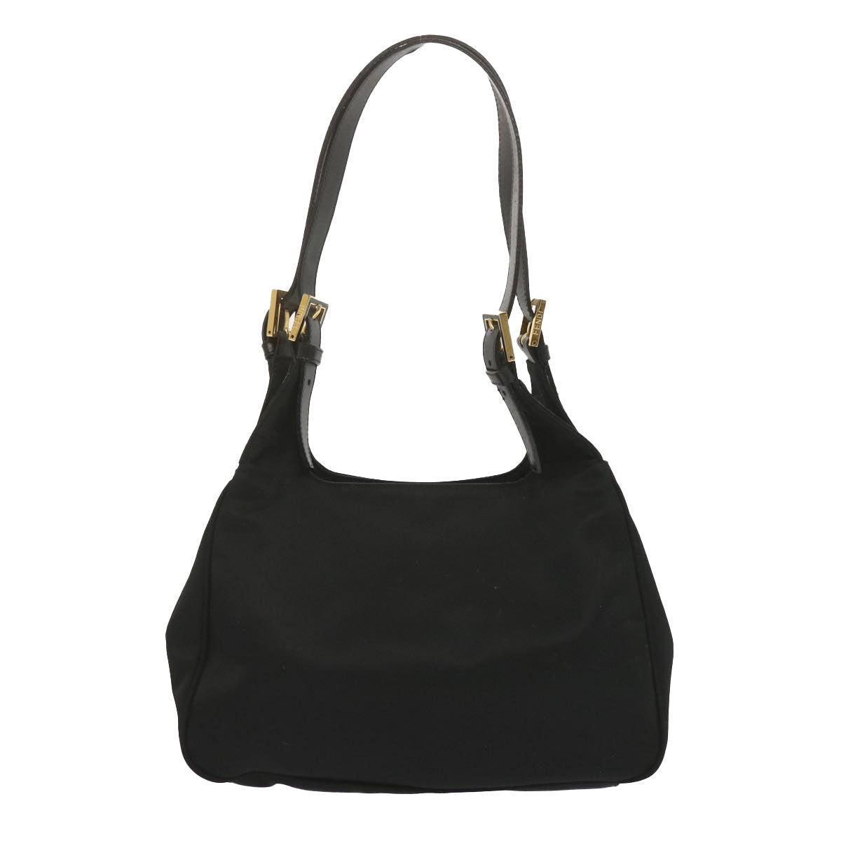 FENDI Shoulder Bag Nylon Black ep3642