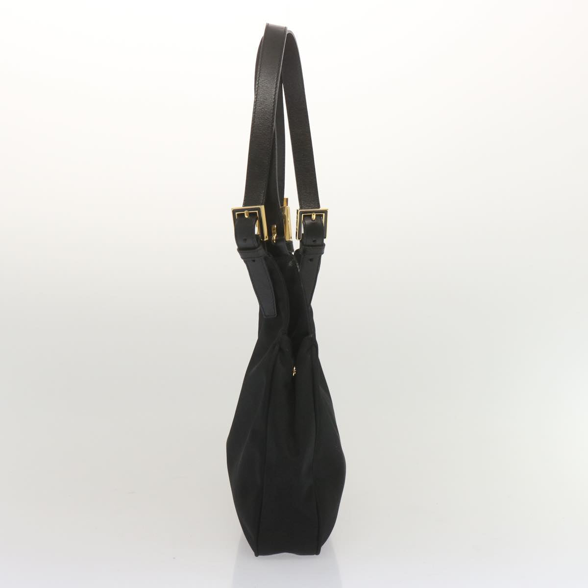 FENDI Shoulder Bag Nylon Black ep3642