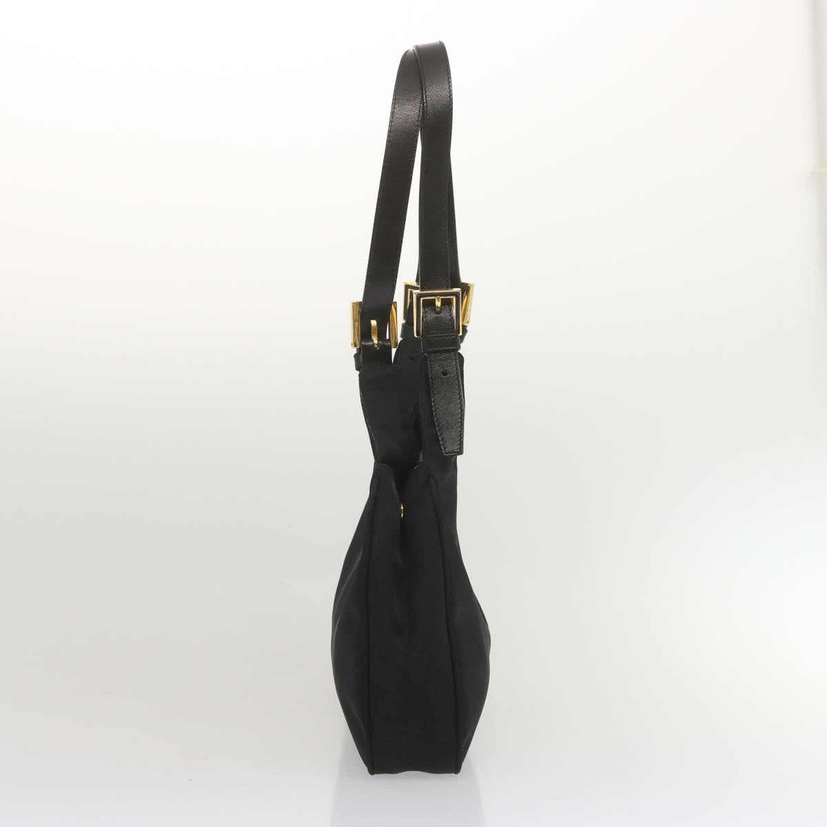 FENDI Shoulder Bag Nylon Black ep3642