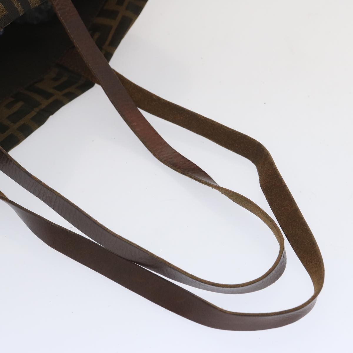 FENDI Zucca Canvas Tote Bag Black Brown ep3655