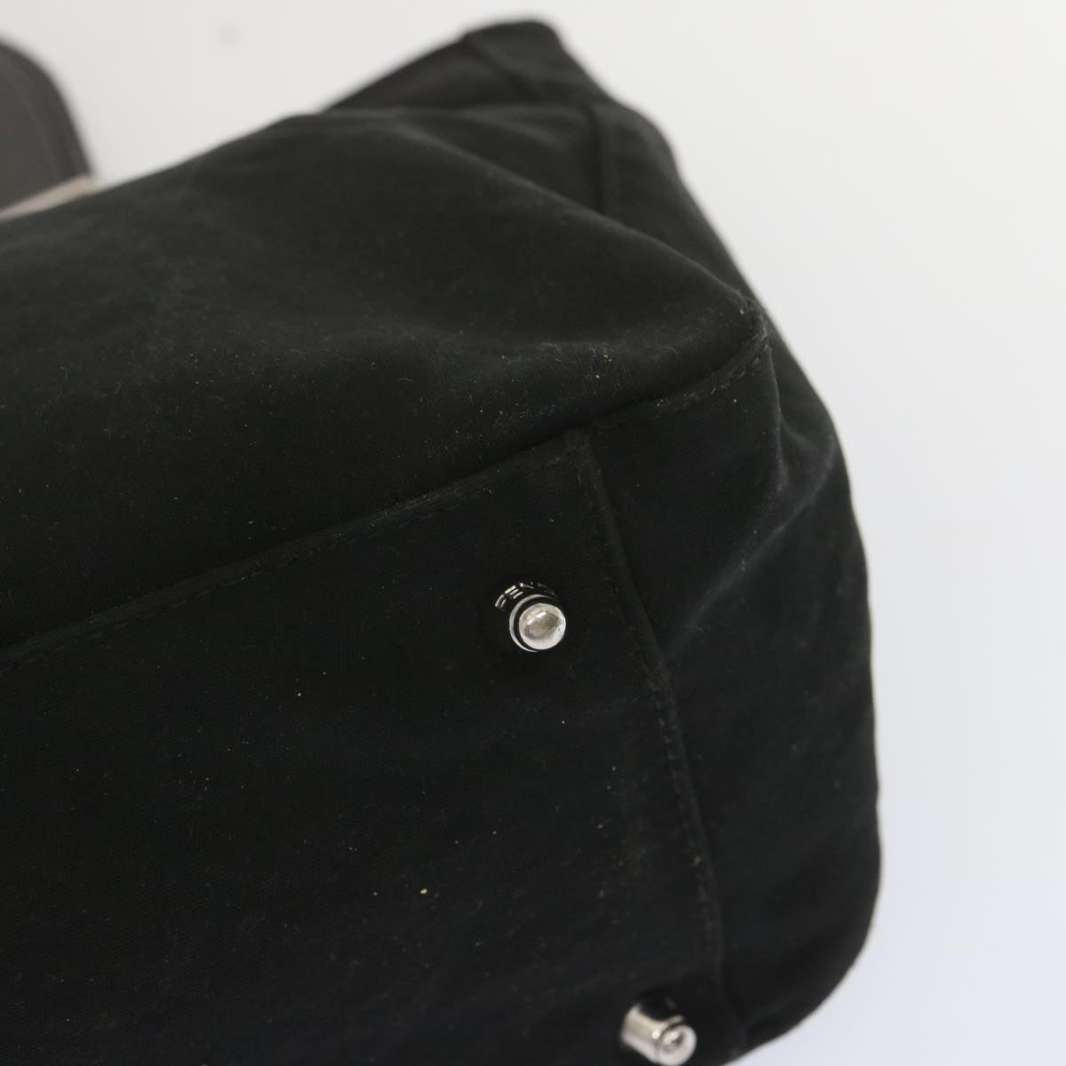 FENDI Hand Bag Nylon Black ep3688