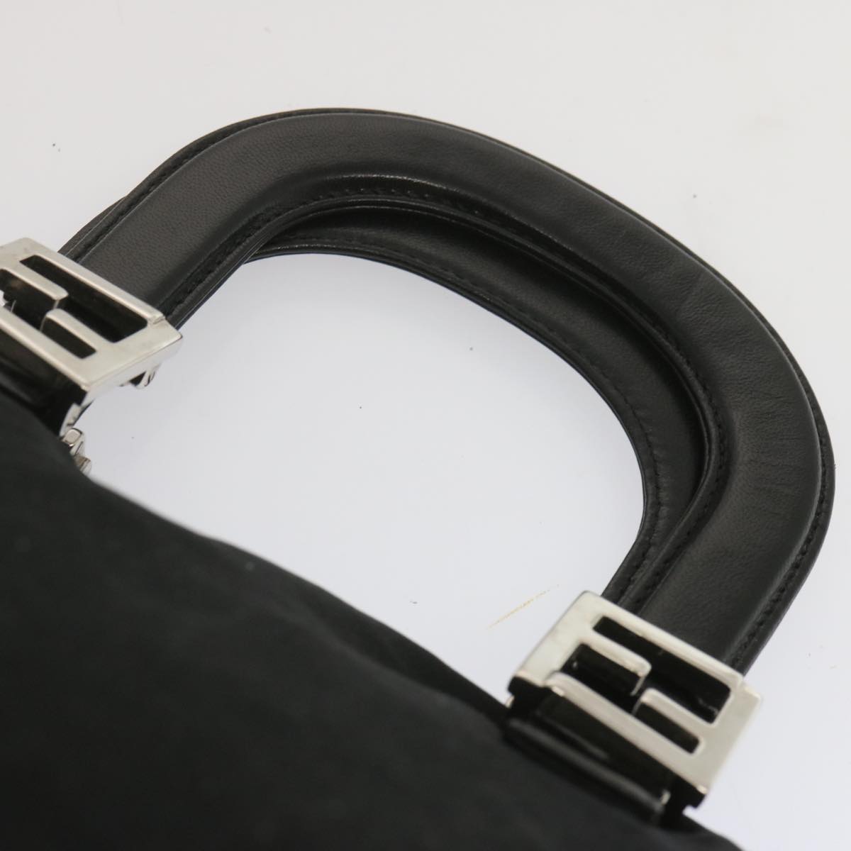 FENDI Hand Bag Nylon Black ep3688